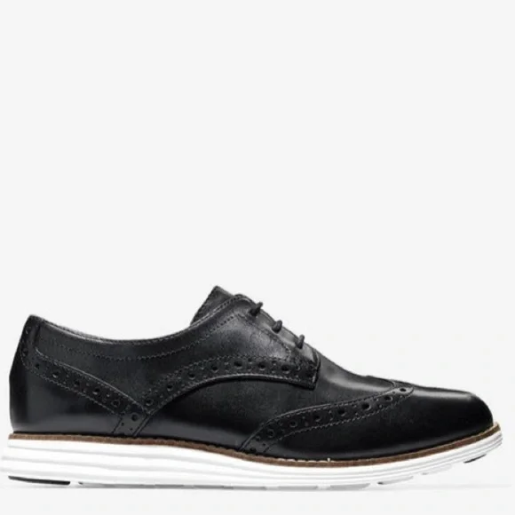 🌿Cole Haan🌿Grand Wing Oxford Black Nike Air 6 - Picture 4 of 5